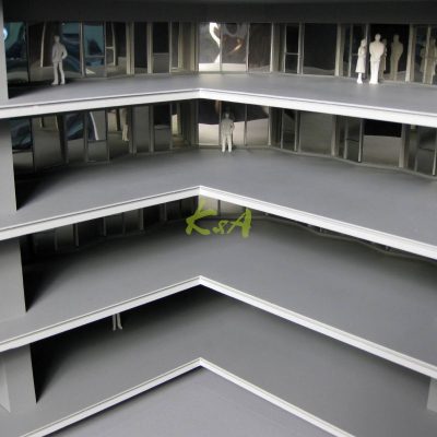 HOK CSSM section architectural model 4