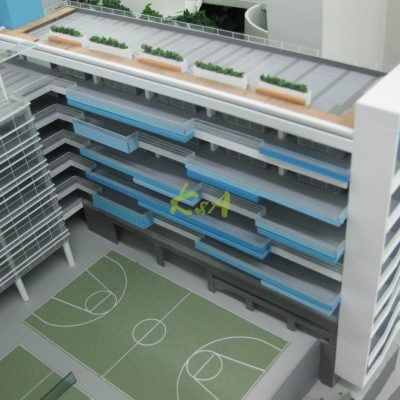 Ying Wa Girls School architectural model 3